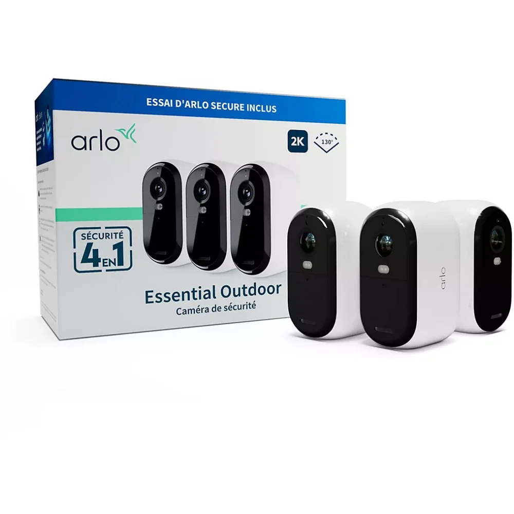 Caméra de surveillance ARLO 3 caméras Essential 2K – Image 14