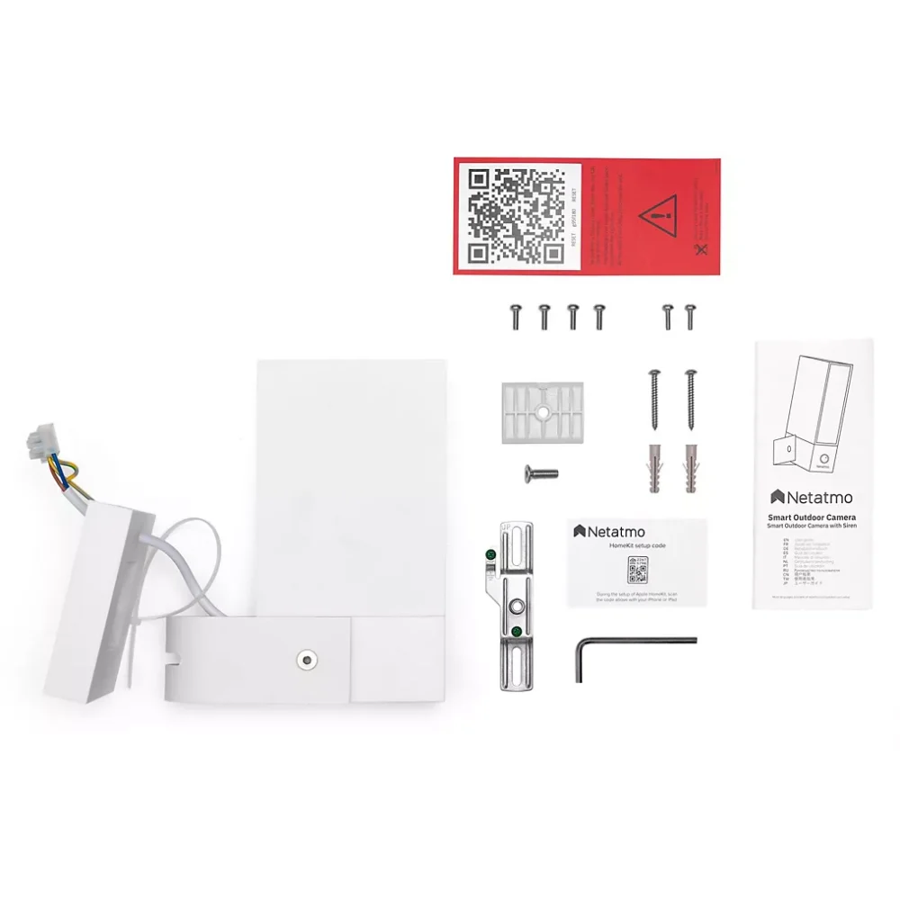 Caméra de surveillance NETATMO Wifi Pack 2 blanches avec sirène – Image 2