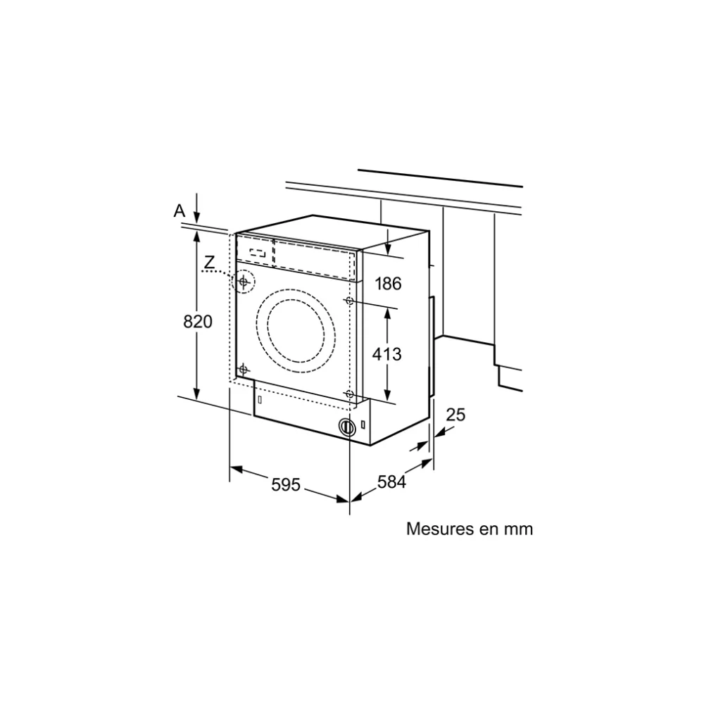 Lave-linge séchant Siemens WK14D543FR Blanc – Image 4