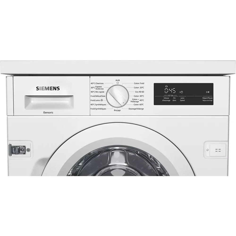 Lave linge hublot encastrable SIEMENS WI12W348FF – Image 7