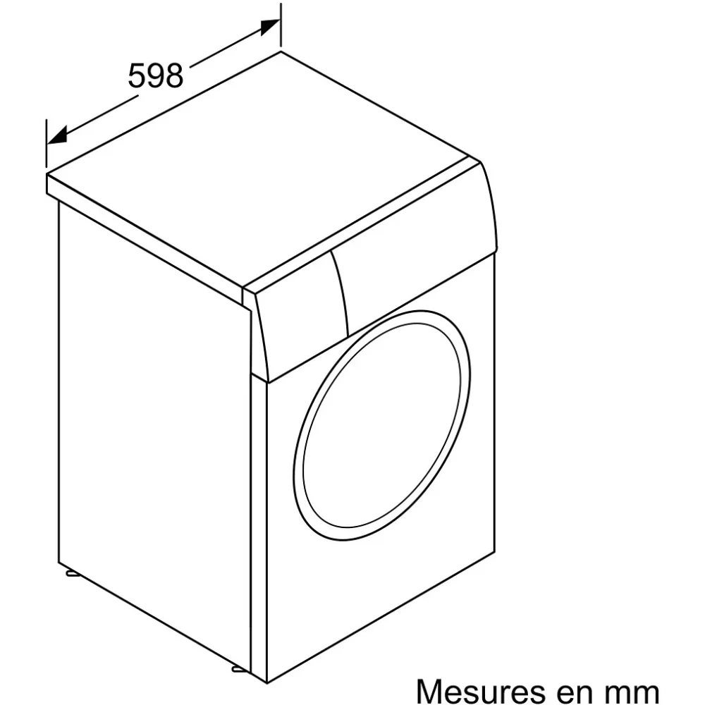 Lave linge hublot BOSCH WGB256A2FR – Image 3