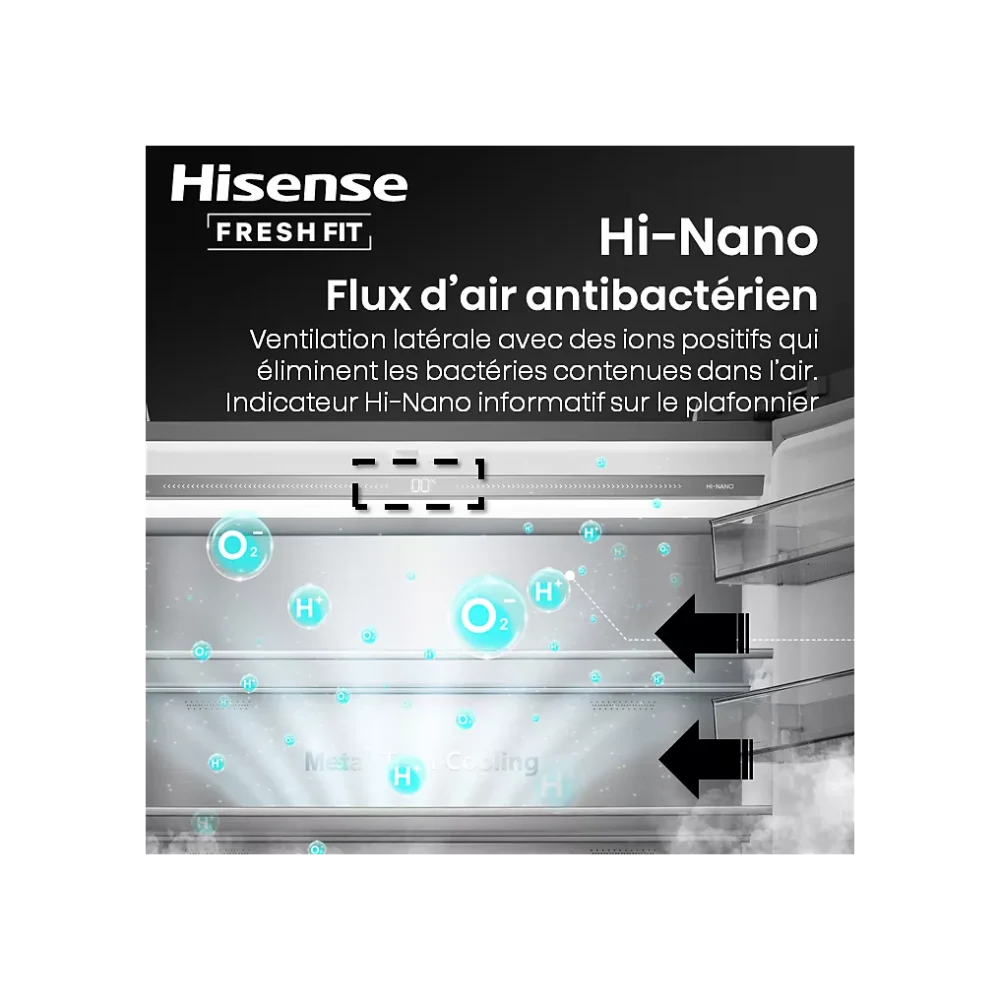 Réfrigérateur multi portes HISENSE RQ768N4GBE freshfit – Image 9