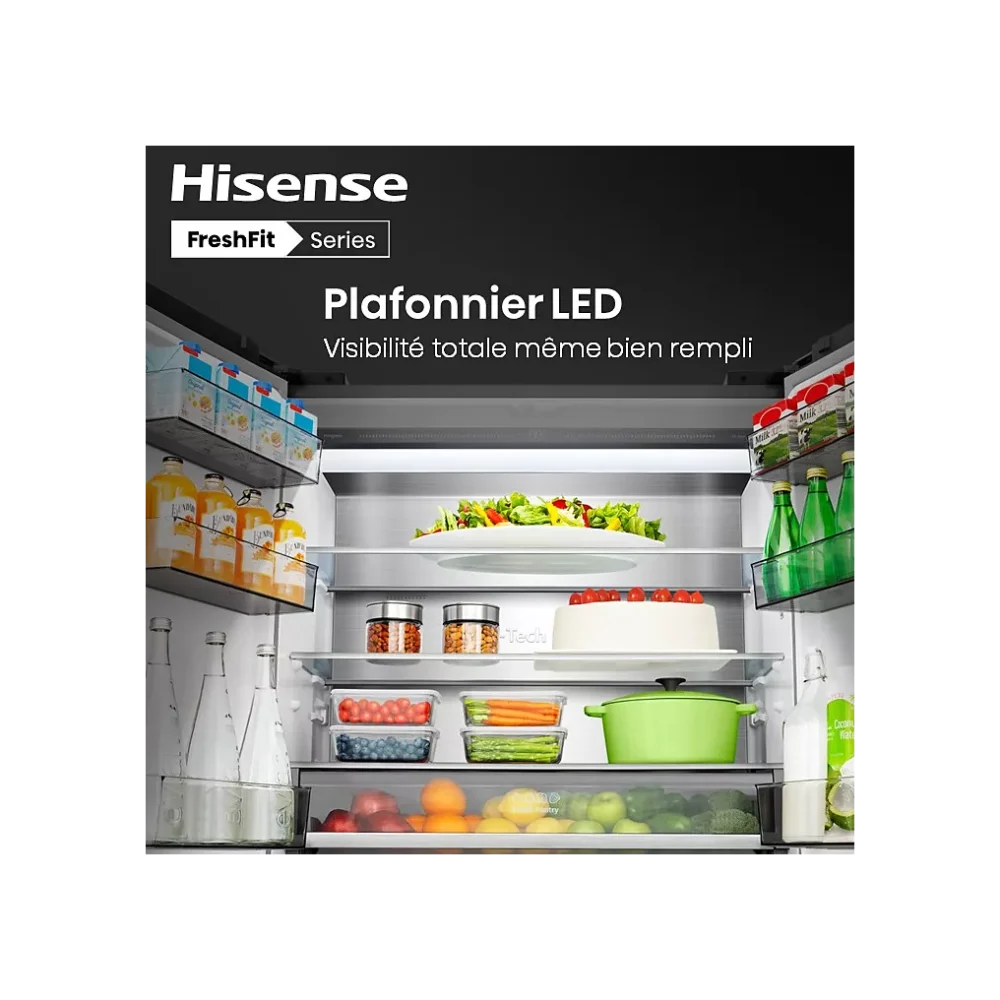 Réfrigérateur multi portes HISENSE RQ768N4GBE freshfit – Image 8