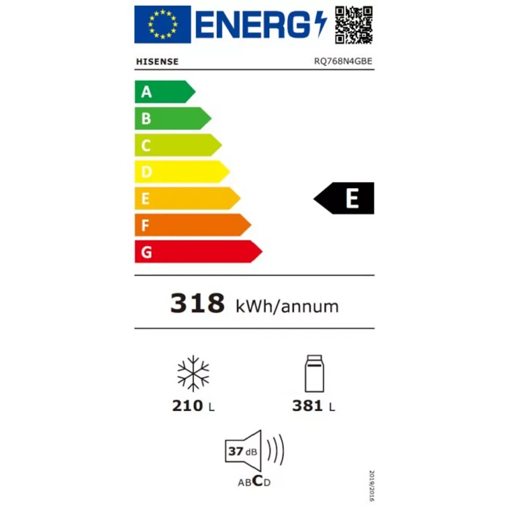 Réfrigérateur multi portes HISENSE RQ768N4GBE freshfit – Image 12