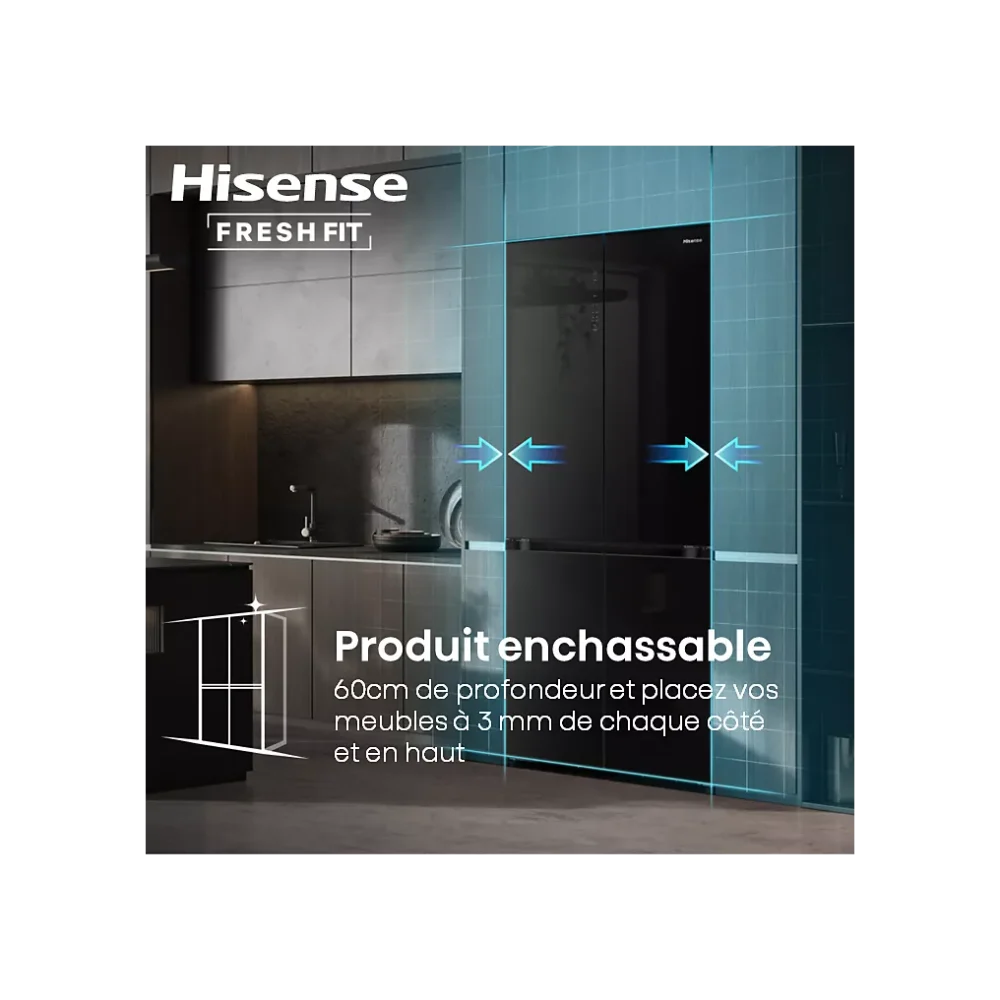 Réfrigérateur multi portes HISENSE RQ768N4GBE freshfit – Image 16