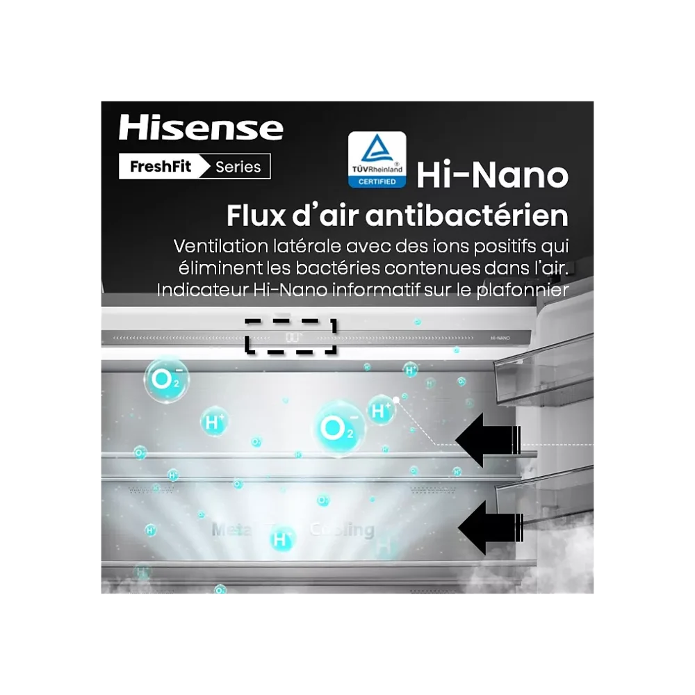 Réfrigérateur multi portes HISENSE RQ768N4GBE freshfit – Image 13