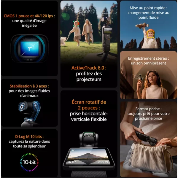 Caméra sport DJI Osmo Pocket 3 – Image 4