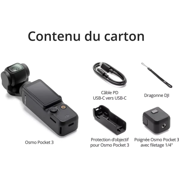 Caméra sport DJI Osmo Pocket 3 – Image 2