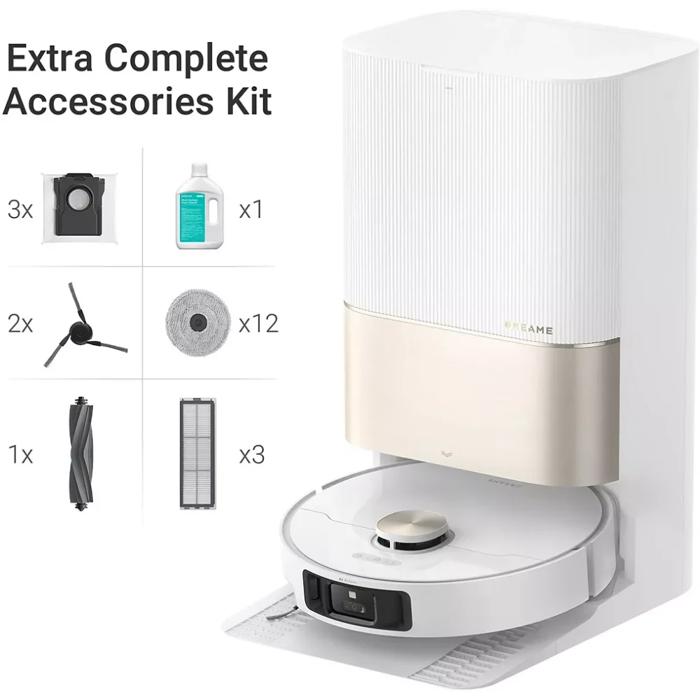 Aspirateur robot DREAME X40 Ultra Complete blanc – Image 6