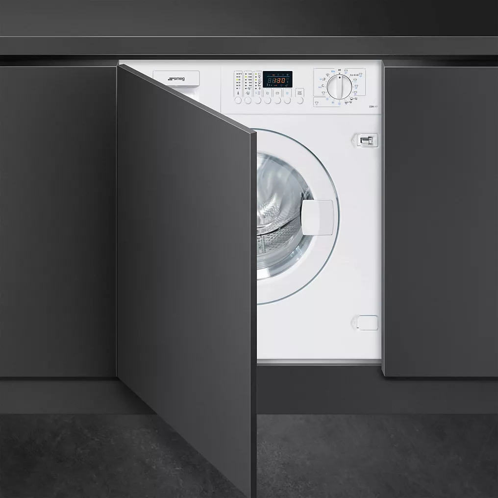 Lave linge séchant hublot encastrable SMEG LSIA147