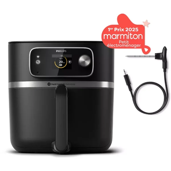 Airfryer PHILIPS Series 7000 XXL 8,3L HD9880/90 avec sonde
