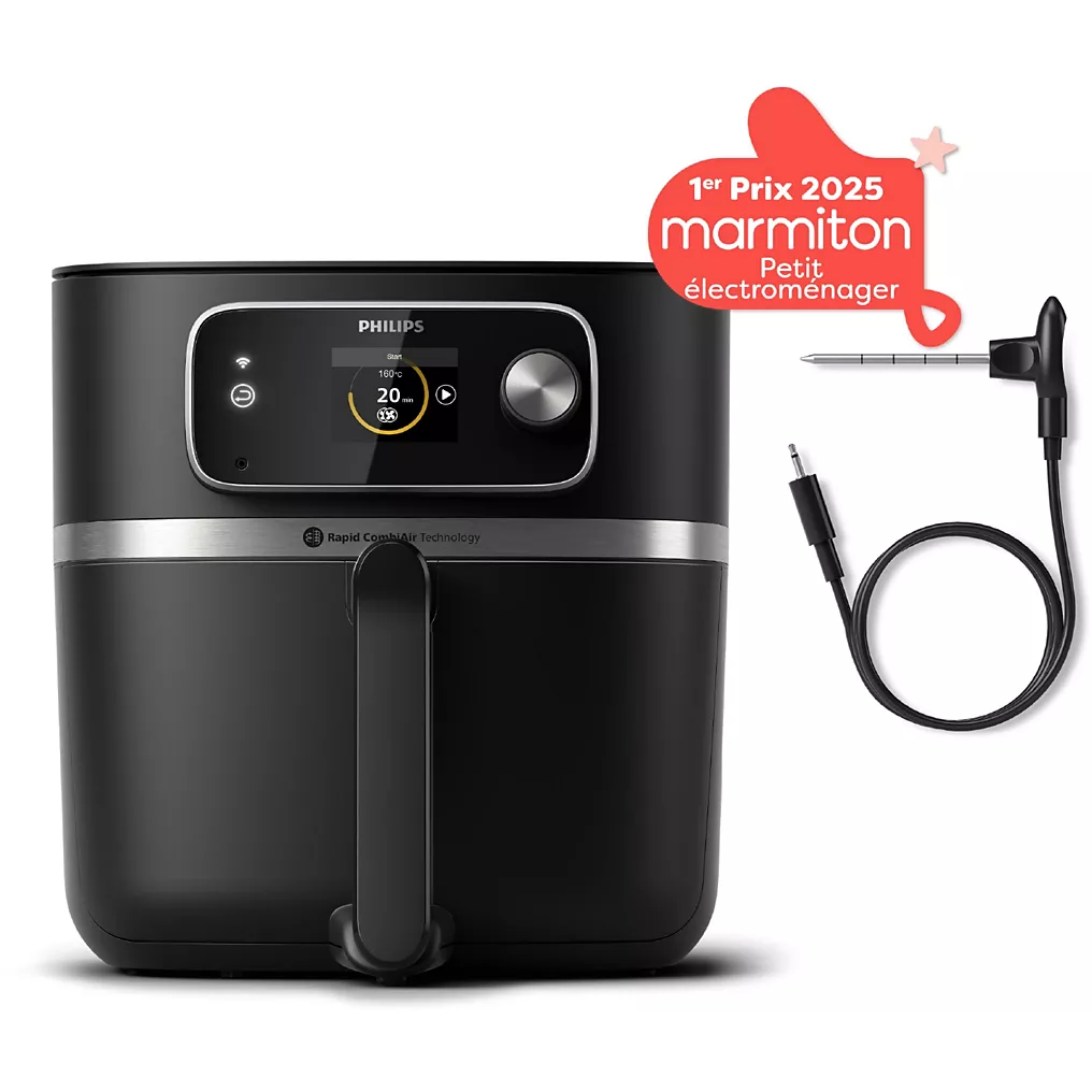 Airfryer PHILIPS Series 7000 XXL 8,3L HD9880/90 avec sonde