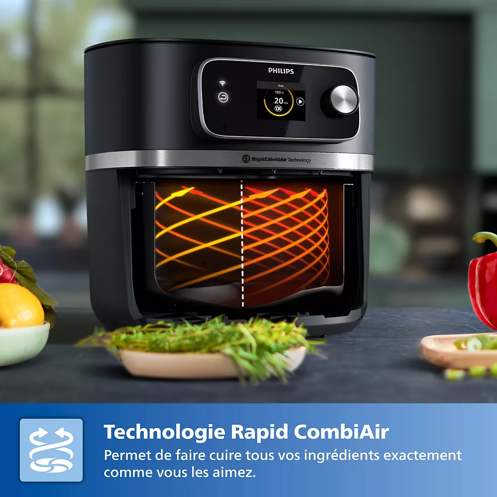 Airfryer PHILIPS Series 7000 XXL 8,3L HD9880/90 avec sonde – Image 22