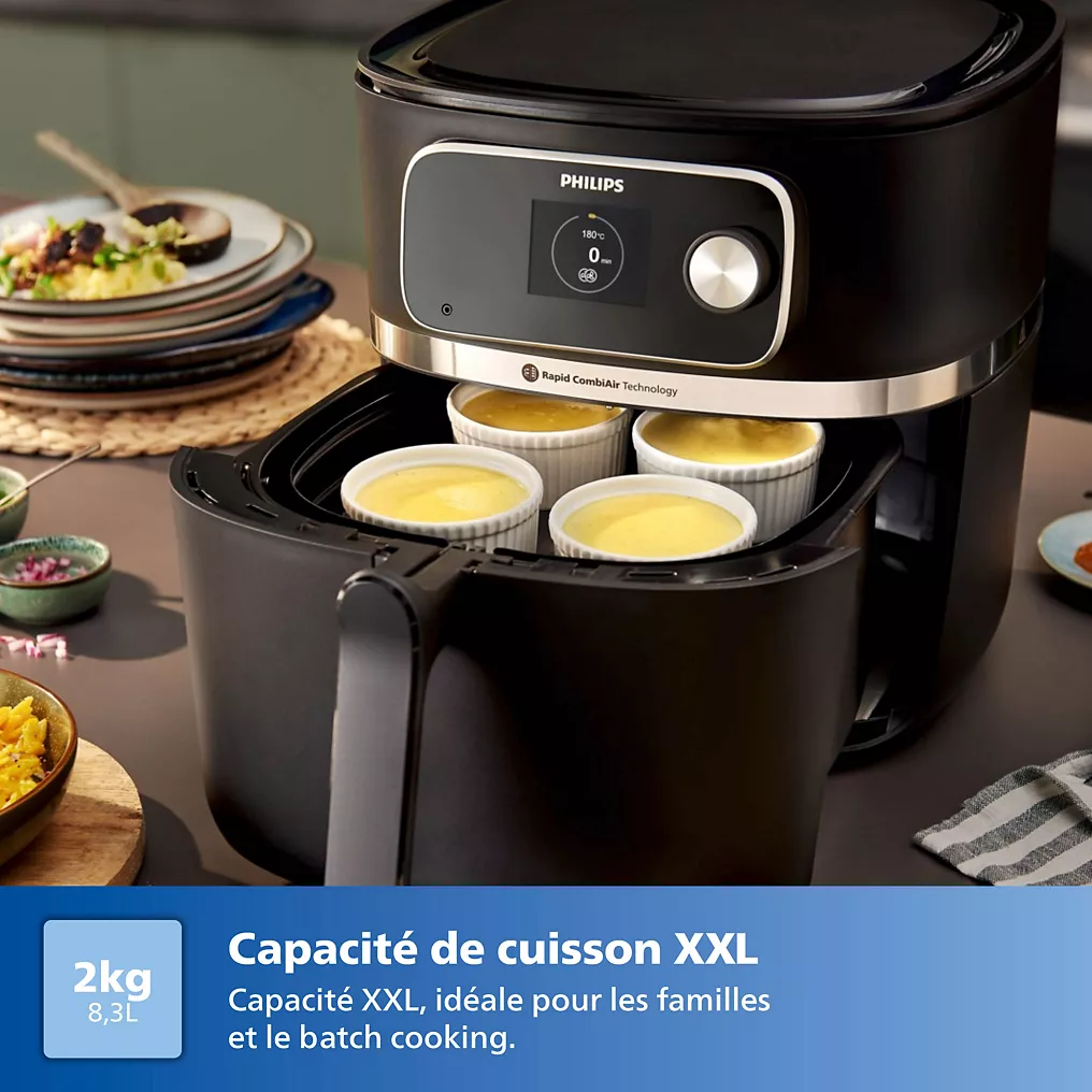 Airfryer PHILIPS Series 7000 XXL 8,3L HD9880/90 avec sonde – Image 10