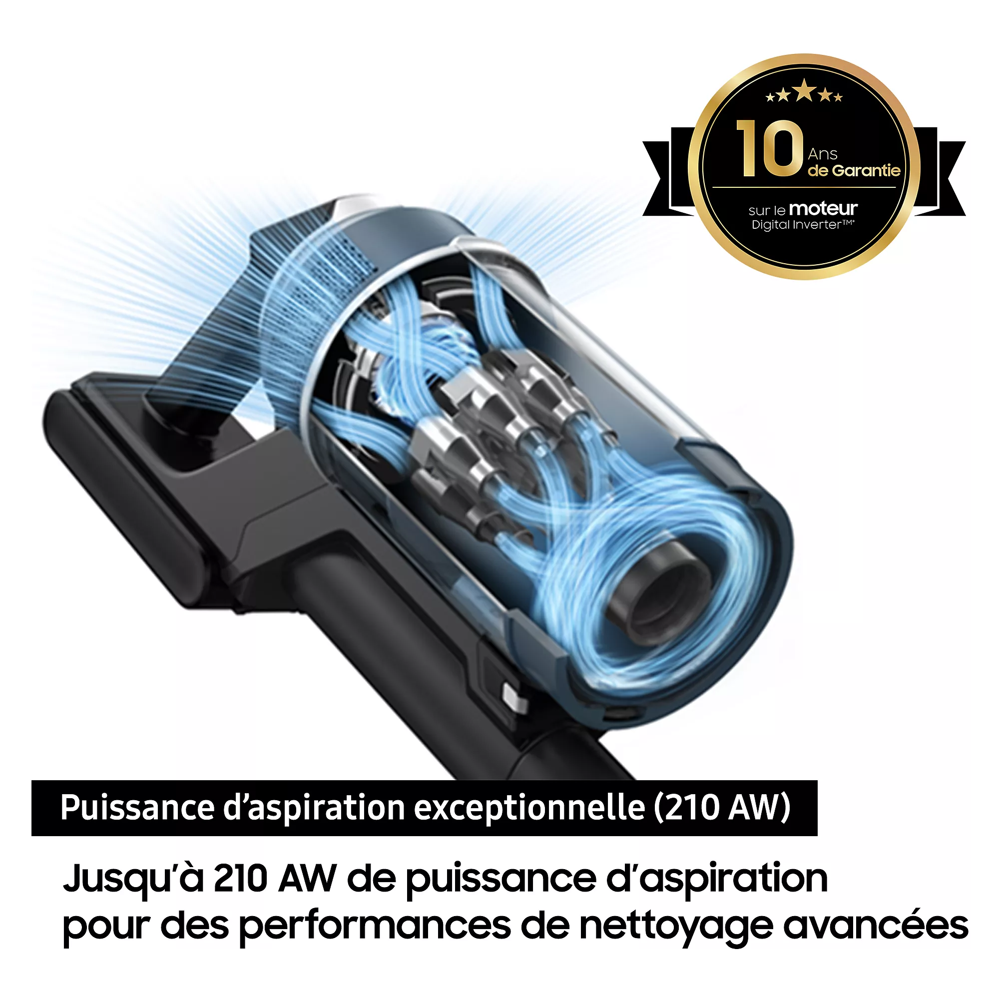 Aspirateur balai SAMSUNG Bespoke Jet Plus complete VS20B95C43W – Image 14