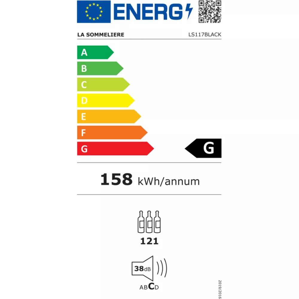 Cave à vin de service LA SOMMELIERE LS117BLACK – Image 5