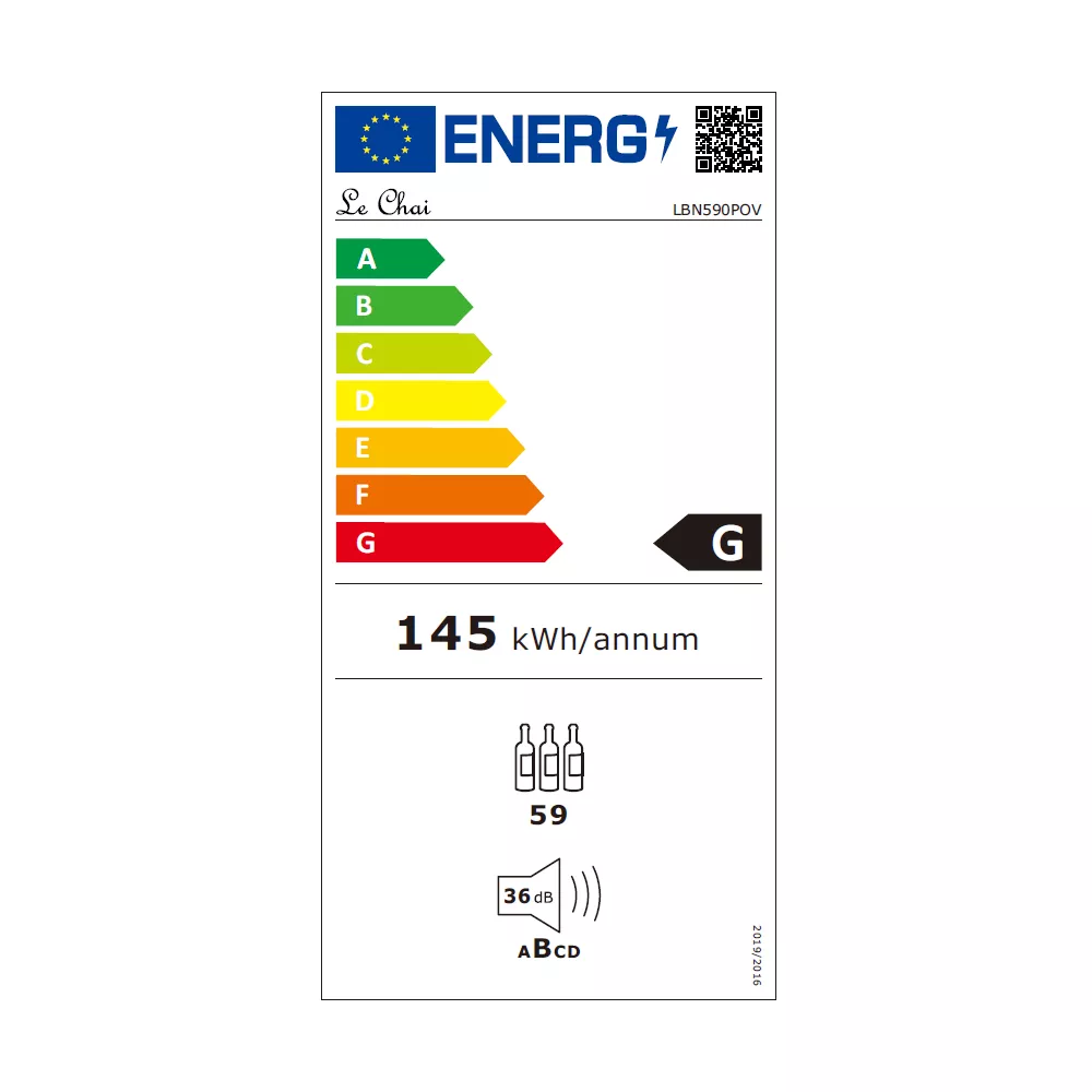 Cave à vin encastrable LE CHAI LBN590POV – Image 4