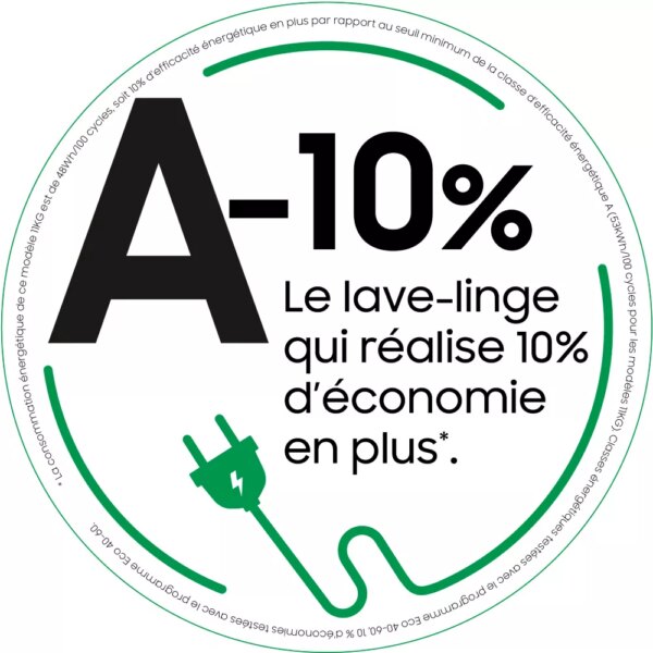 Lave linge hublot SAMSUNG WW11DG5B25AE Bespoke AI – Image 5