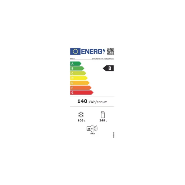 Réfrigérateur combiné BEKO B7RCNE407HG – Image 14