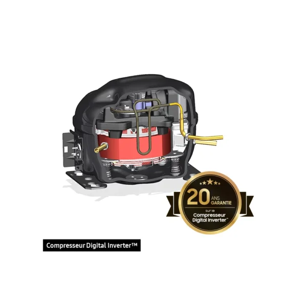 Réfrigérateur combiné SAMSUNG RB38T607BS9 – Image 15