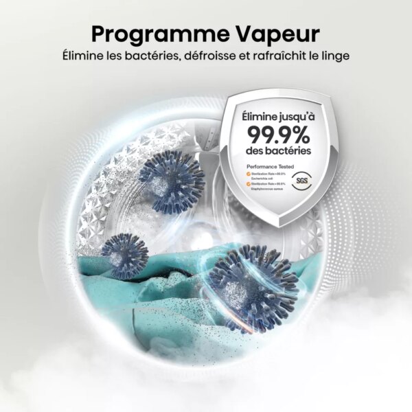 Lave linge séchant hublot HISENSE WD3S8043BW3 – Image 8