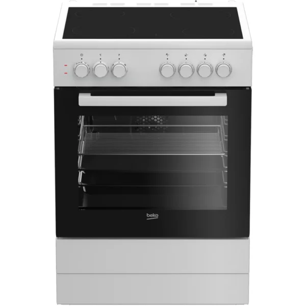 Cuisinière vitrocéramique BEKO FSE67100GWS 60cm