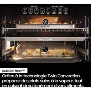 Four encastrable fonction vapeur SAMSUNG NV7B7997AAK Bespoke AI Série 7 – Image 3