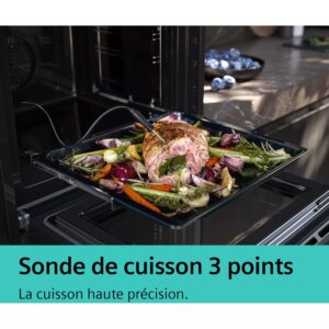 Micro ondes combiné encastrable SIEMENS CM778GNB1B série iQ700 VarioSpeed – Image 3