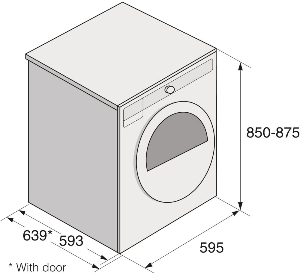 Sèche linge pompe à chaleur ASKO T408HD.T.P – Image 4